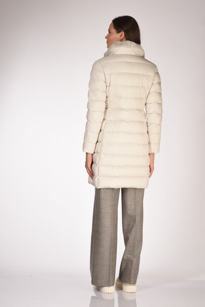 Moorer Piumino Longan Grigio Chiarissimo Donna - 6