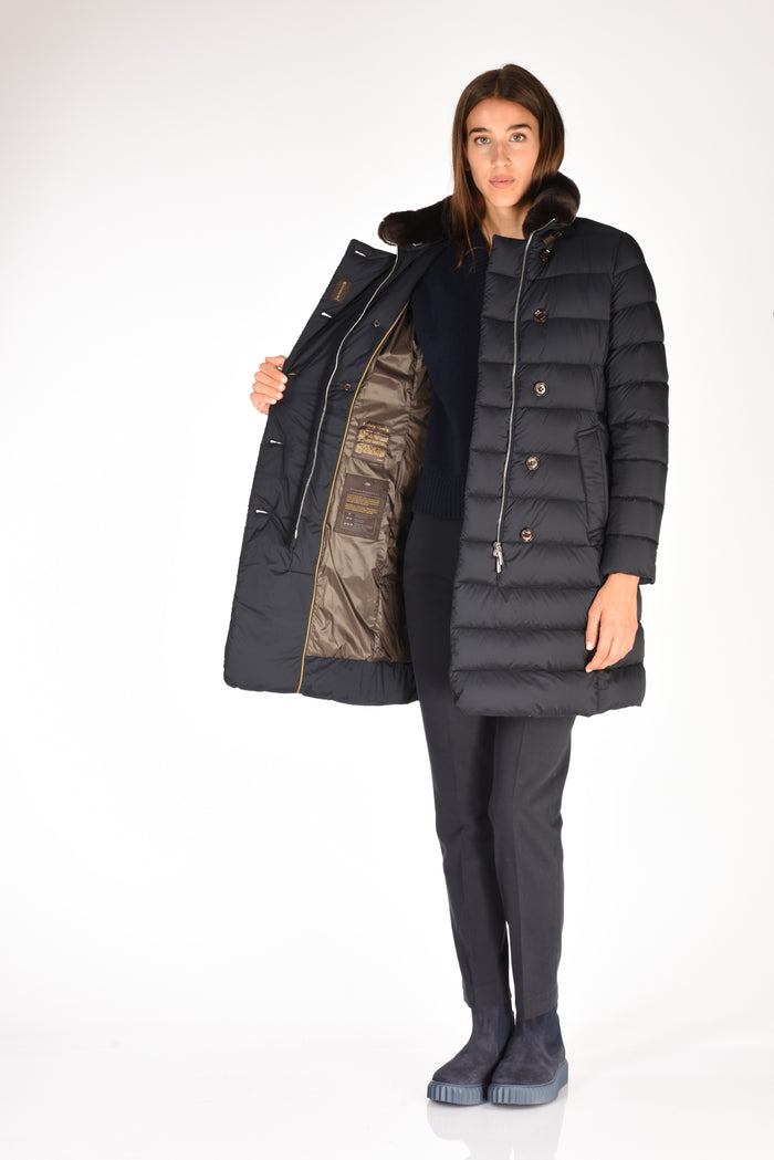 Moorer Piumino Longan Blu Donna - 6