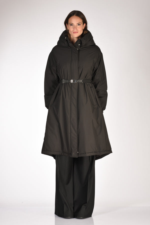 Moorer Piumino Eneida Nero Donna-2