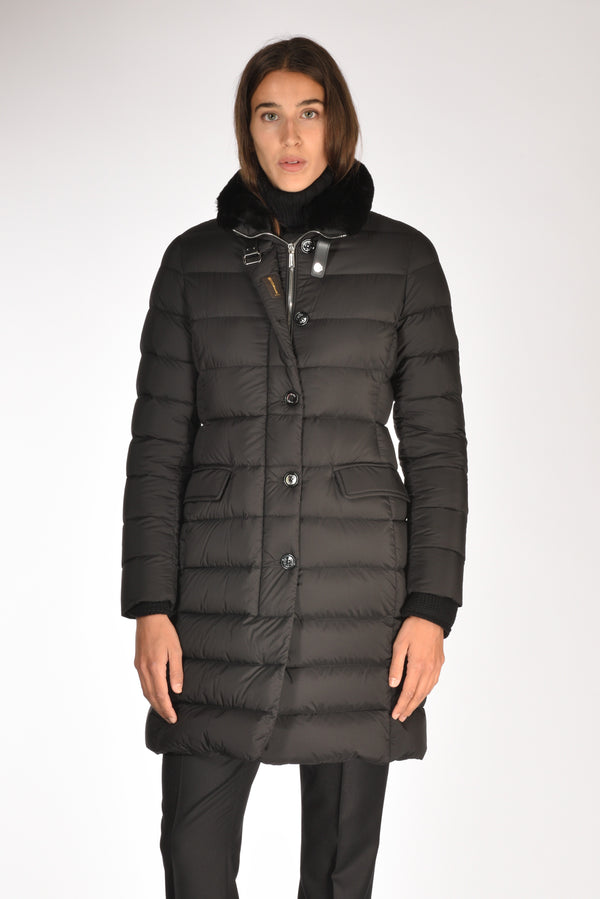 Moorer Piumino Vetiver Nero Donna
