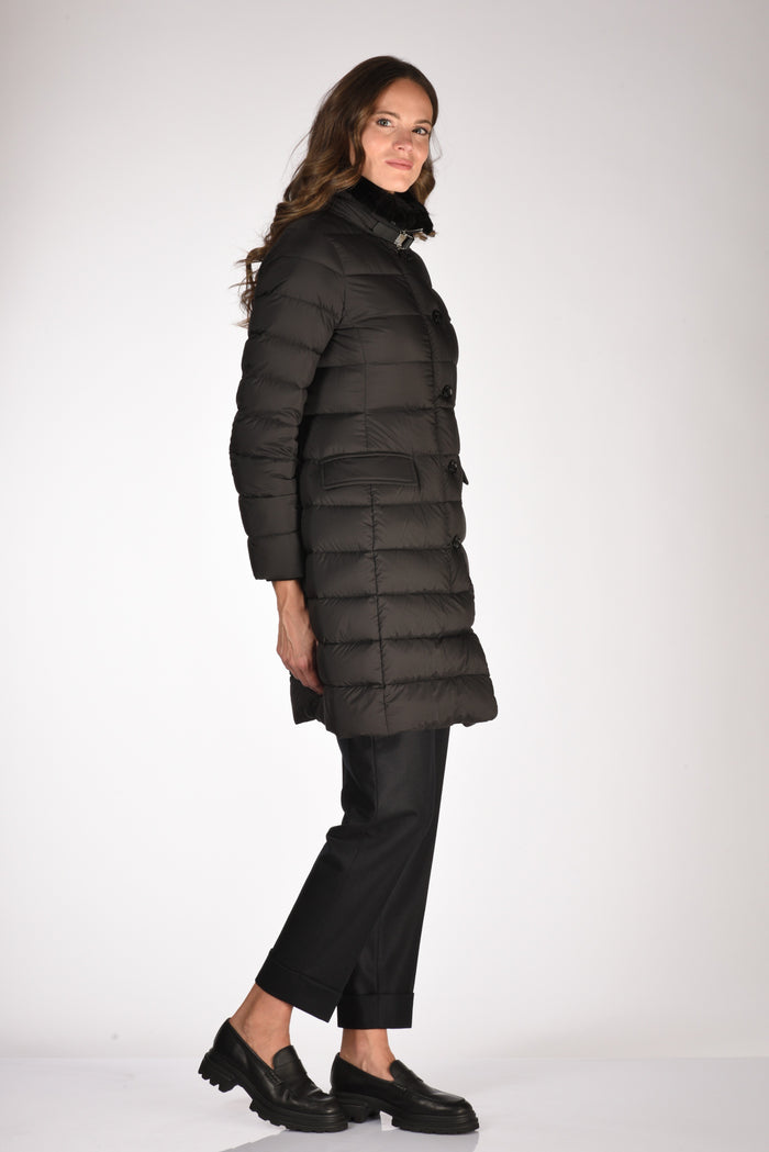 Moorer Piumino Vetiver Nero Donna - 4