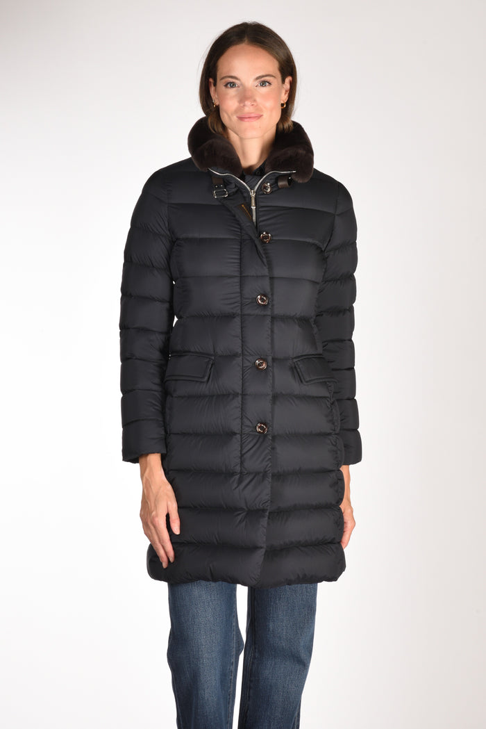 Moorer Piumino Vetiver Blu Donna - 1