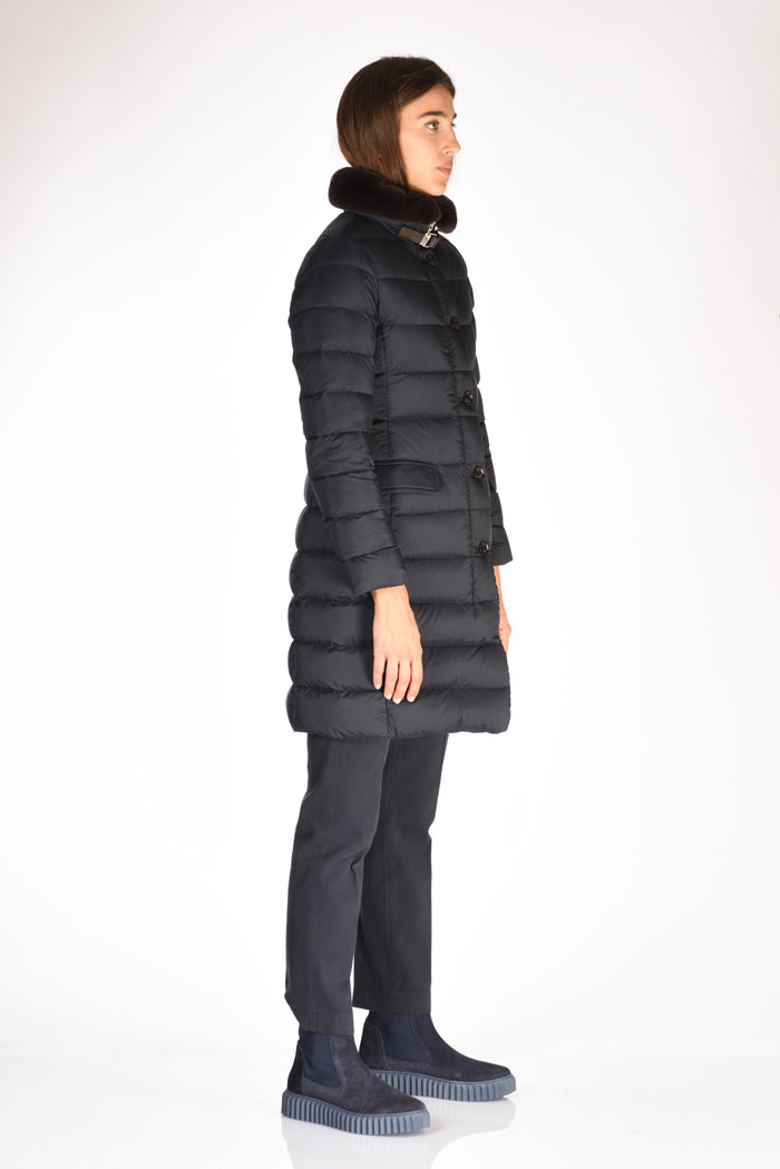 Moorer Piumino Vetiver Blu Donna - 4