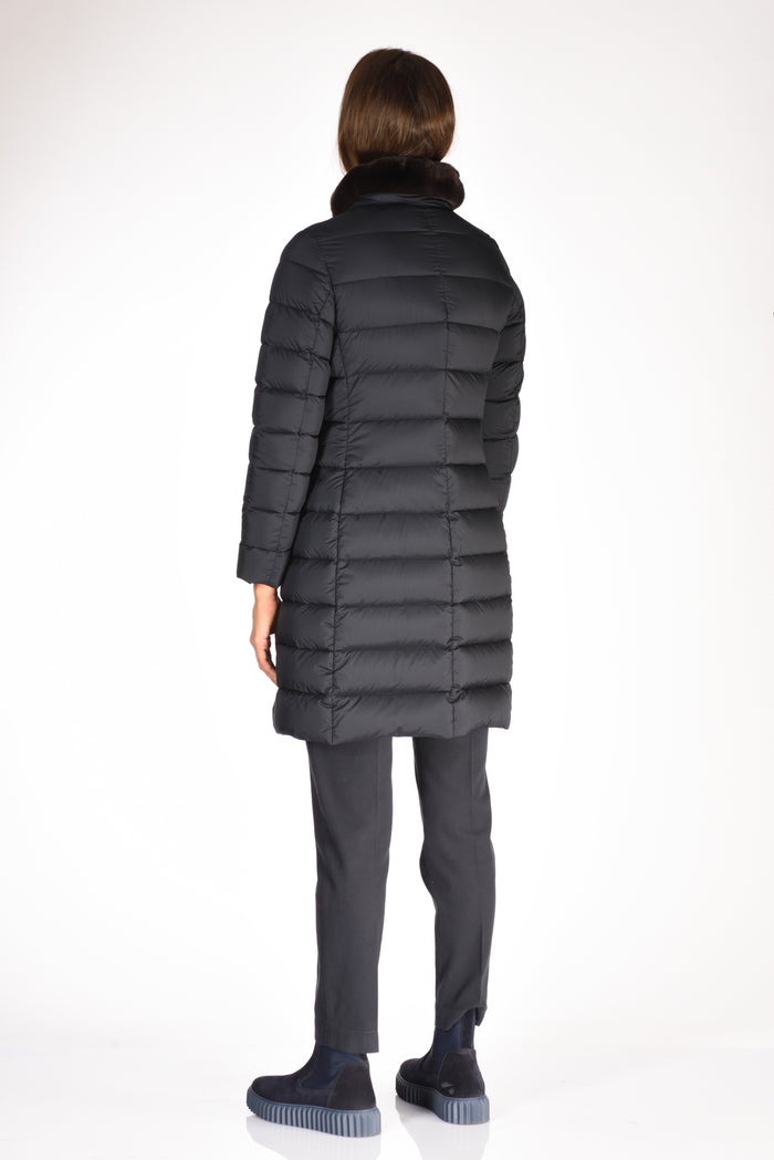 Moorer Piumino Vetiver Blu Donna - 5