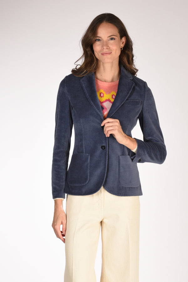 Circolo 1901 Giacca Slim Fit Blu Chiaro Donna-2
