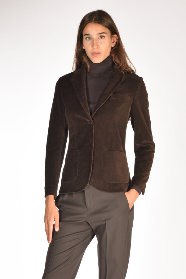 Circolo 1901 Giacca Slim Fit Marrone Donna