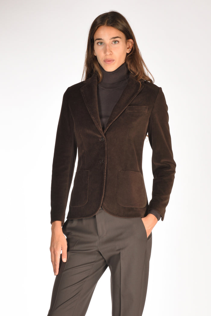 Circolo 1901 Giacca Slim Fit Marrone Donna - 1