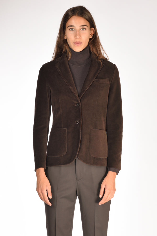 Circolo 1901 Giacca Slim Fit Marrone Donna-2
