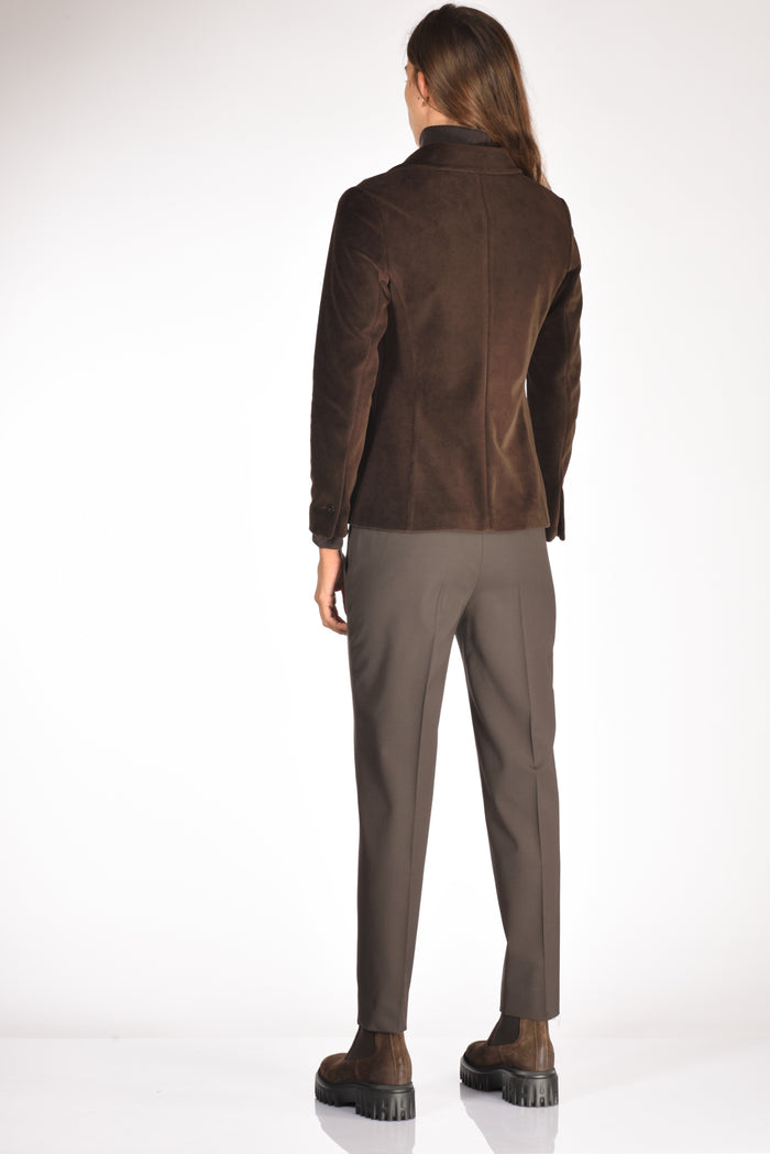 Circolo 1901 Giacca Slim Fit Marrone Donna - 5