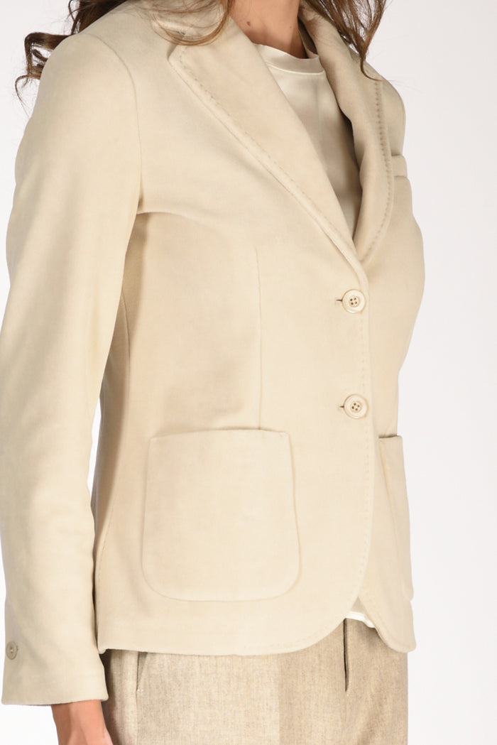 Circolo 1901 Giacca Slim Fit Bianco Naturale Donna - 3