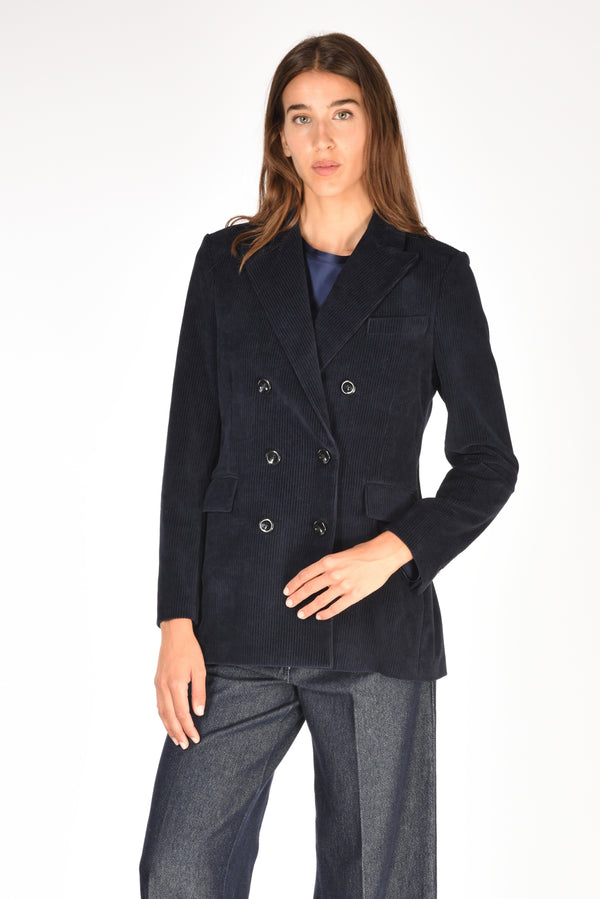 Circolo 1901 Giacca Doppiopetto Blu Donna