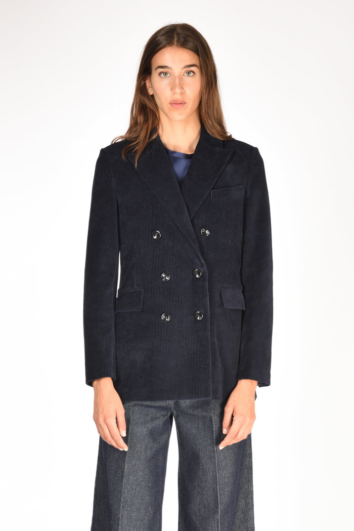 Circolo 1901 Giacca Doppiopetto Blu Donna - 2