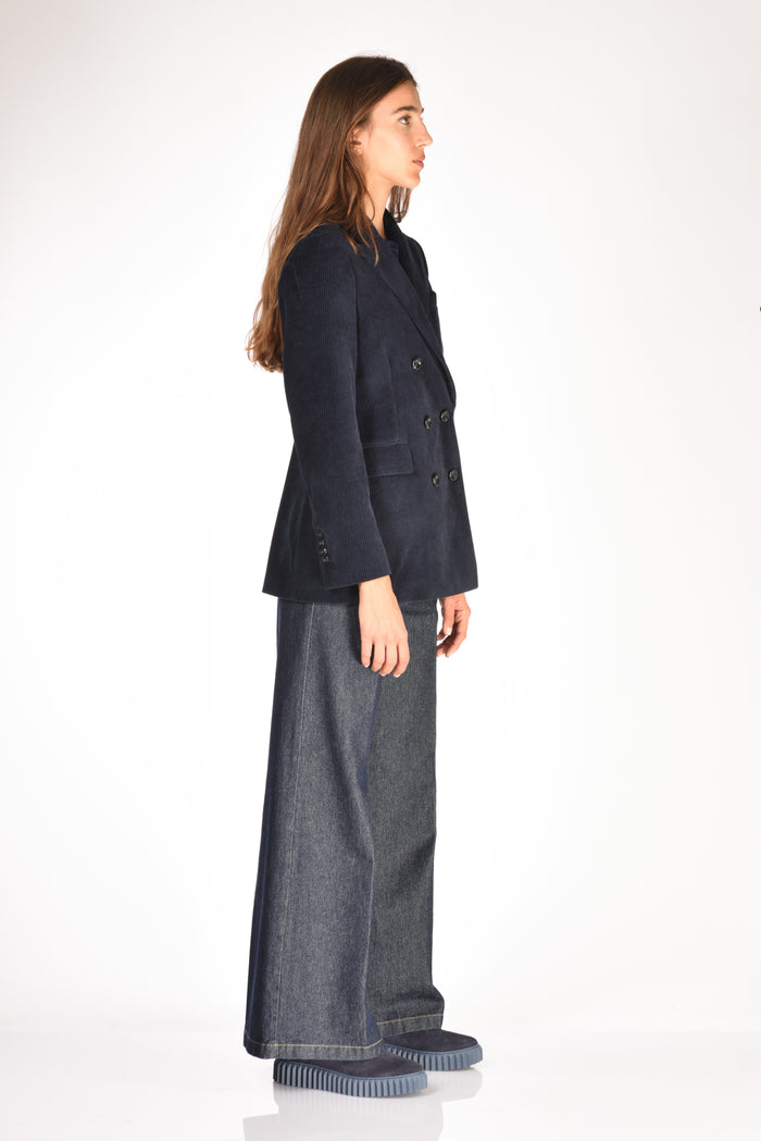 Circolo 1901 Giacca Doppiopetto Blu Donna - 4