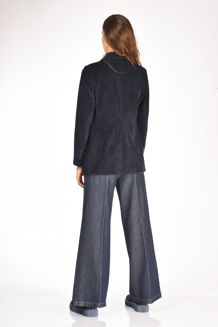 Circolo 1901 Giacca Doppiopetto Blu Donna - 5