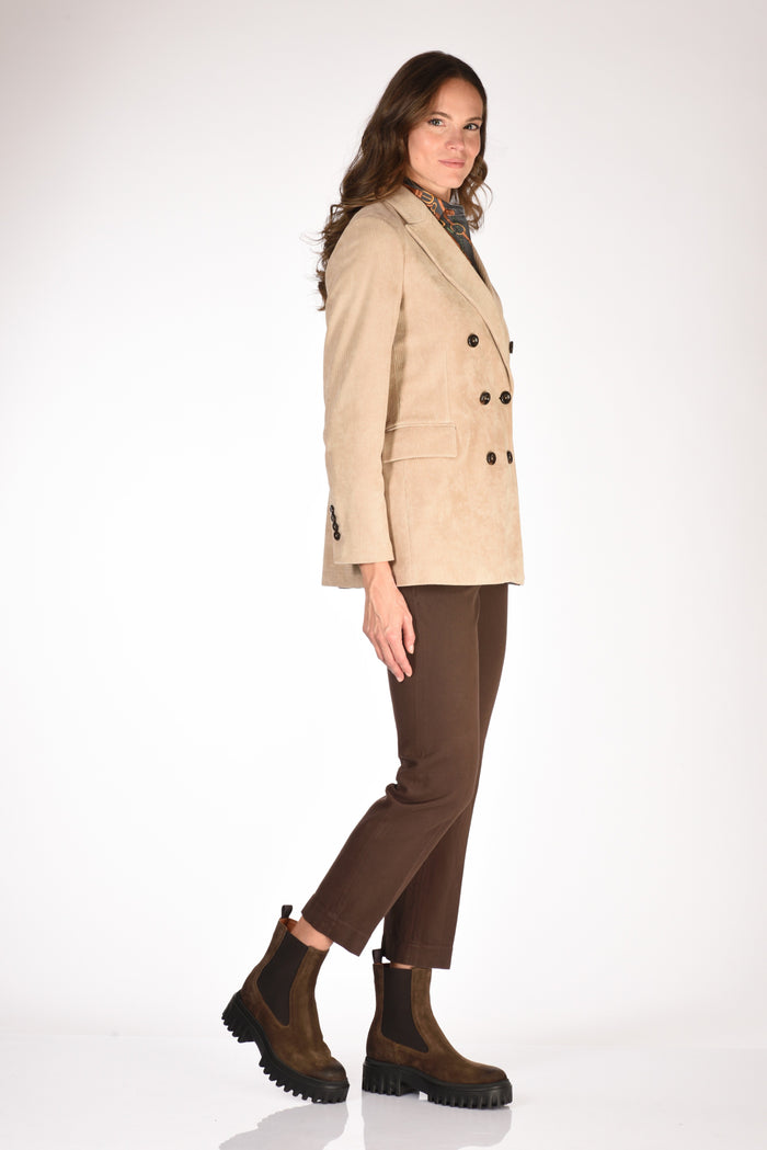 Circolo 1901 Giacca Doppiopetto Beige Donna - 4