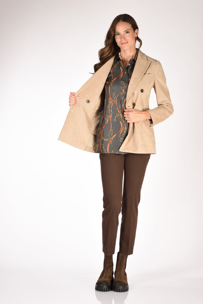 Circolo 1901 Giacca Doppiopetto Beige Donna - 6