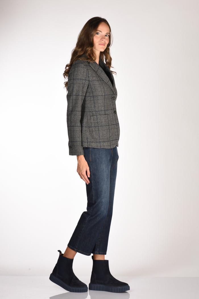 Circolo 1901 Giacca Slim Fit Nero/grigio Donna - 4