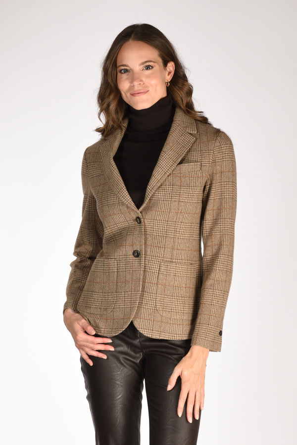 Circolo 1901 Giacca Slim Fit Beige/marrone Donna
