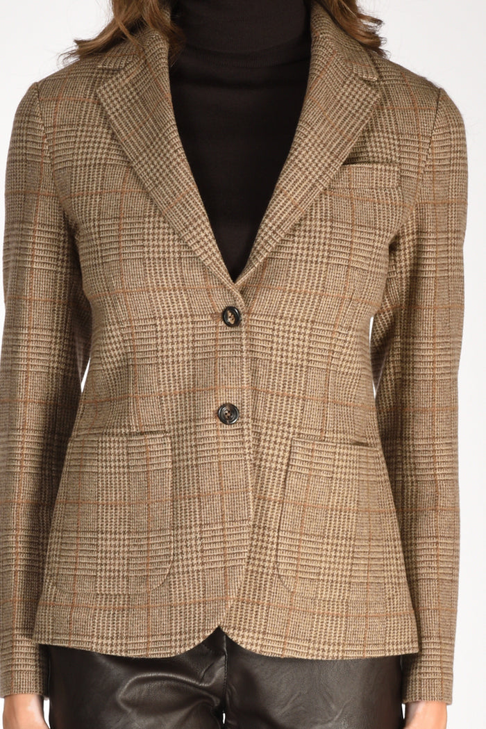 Circolo 1901 Giacca Slim Fit Beige/marrone Donna - 3