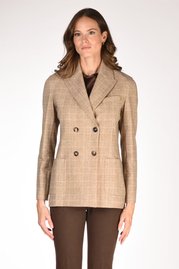 Circolo 1901 Giacca Doppiopetto Marrone Donna-2
