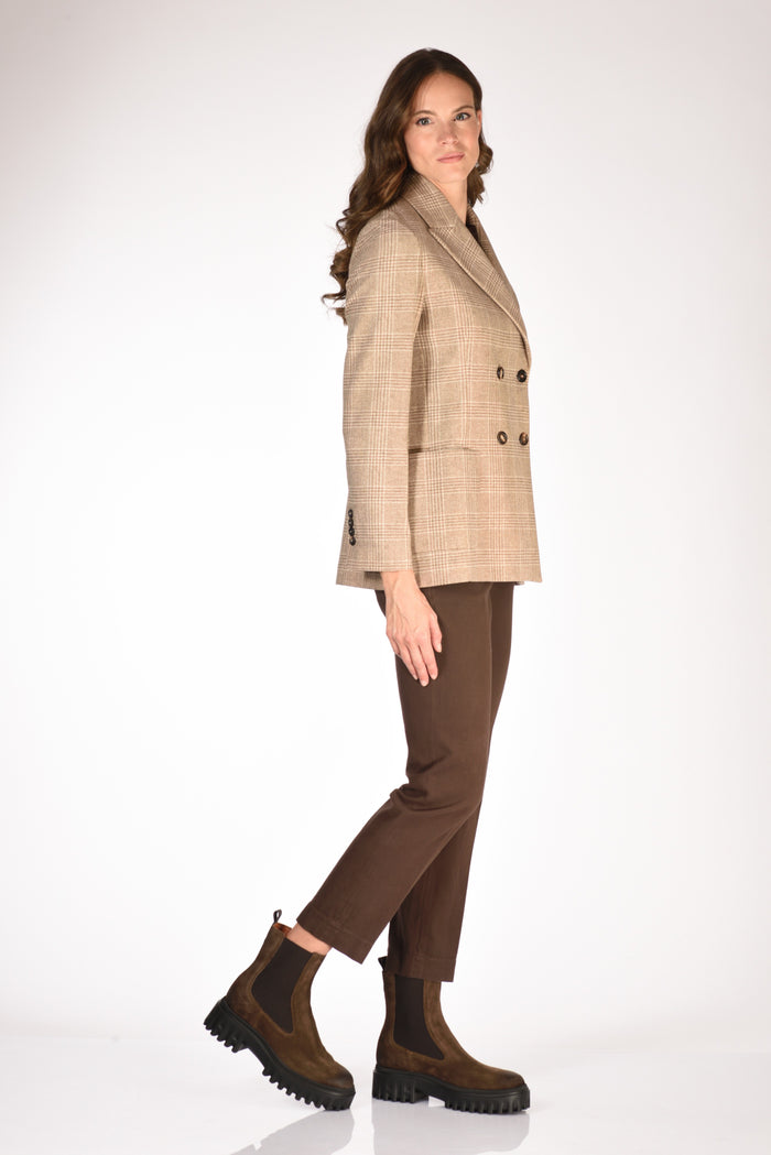 Circolo 1901 Giacca Doppiopetto Marrone Donna - 4