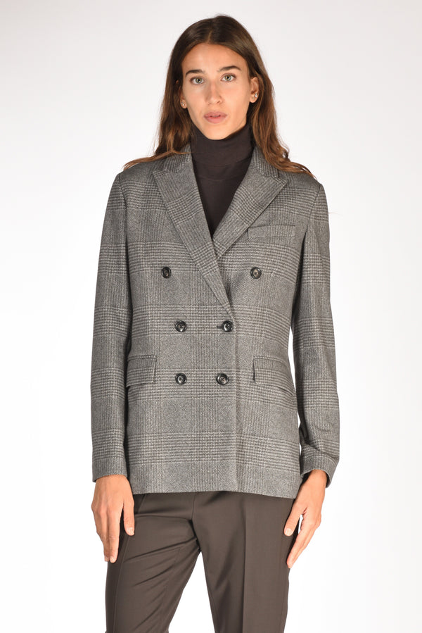 Circolo 1901 Giacca Doppiopetto Grigio Chiaro/grigio Scuro Donna