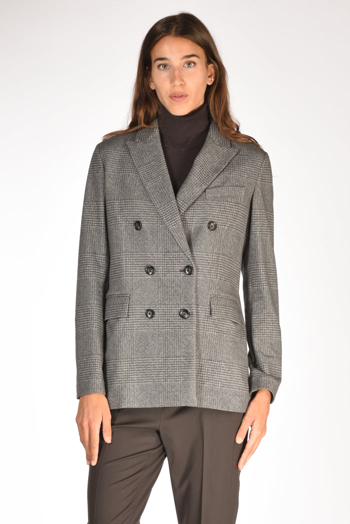 Circolo 1901 Giacca Doppiopetto Grigio Chiaro/grigio Scuro Donna - 1