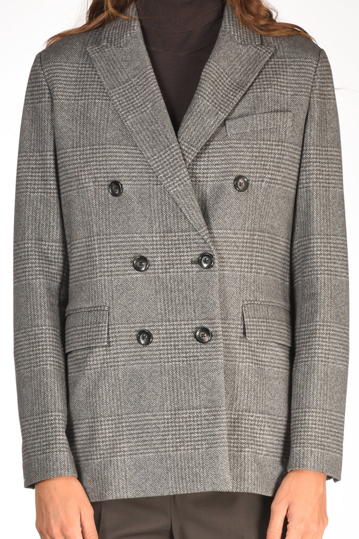 Circolo 1901 Giacca Doppiopetto Grigio Chiaro/grigio Scuro Donna - 3