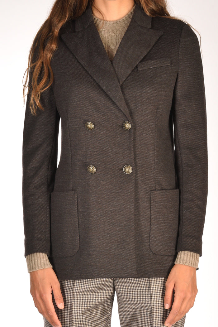 Circolo 1901 Giacca Doppiopetto Marrone Donna - 3
