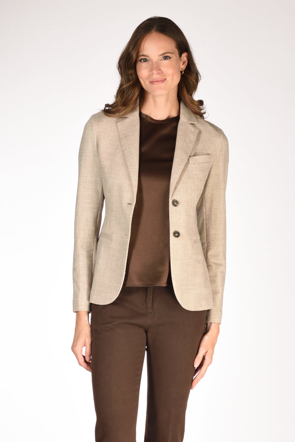 Circolo 1901 Giacca Slim Fit Beige Donna