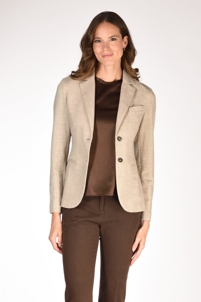 Circolo 1901 Giacca Slim Fit Beige Donna - 1