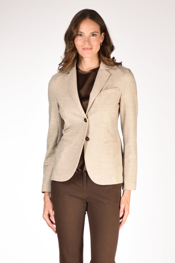 Circolo 1901 Giacca Slim Fit Beige Donna-2