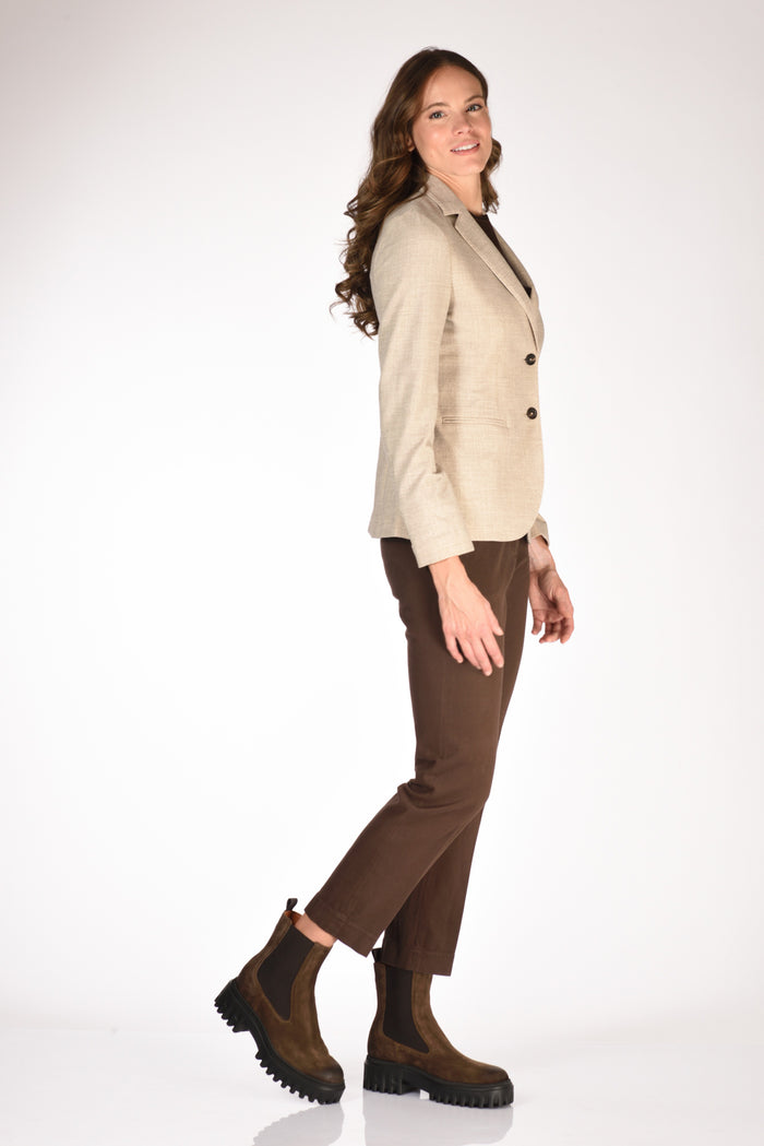 Circolo 1901 Giacca Slim Fit Beige Donna - 4