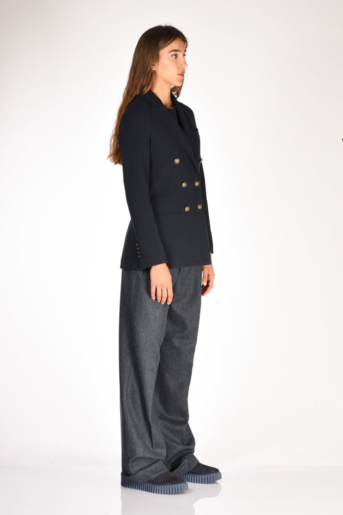 Circolo 1901 Giacca Doppiopetto Blu Donna - 4
