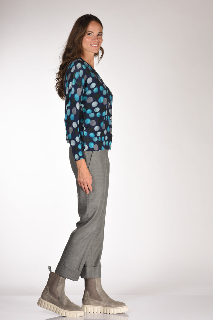 In Bed With You Maglia Stampata Blu/azzurro Donna - 4