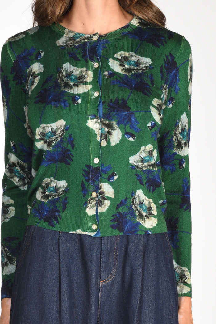 In Bed With You Maglia Stampata Verde/blu Donna - 3