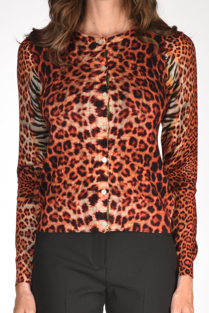 In Bed With You Maglia Stampata Arancio/nero Donna - 4
