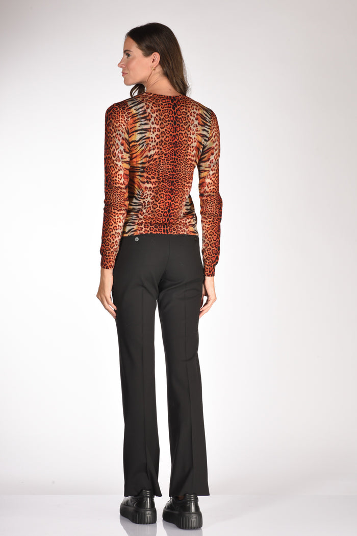 In Bed With You Maglia Stampata Arancio/nero Donna - 6