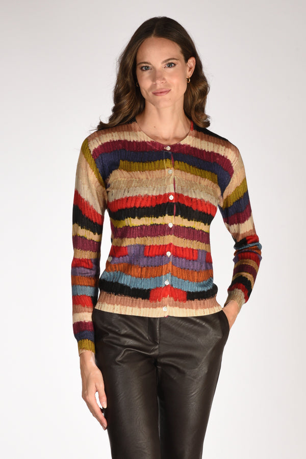 In Bed With You Maglia Stampata Beige/rosso Donna