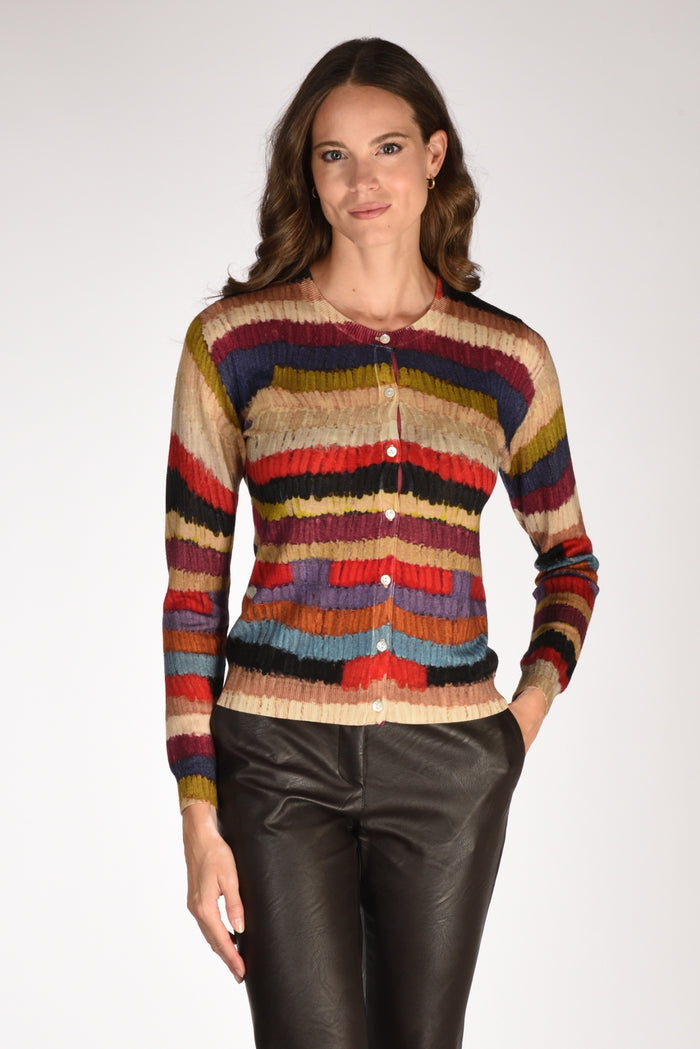 In Bed With You Maglia Stampata Beige/rosso Donna - 1