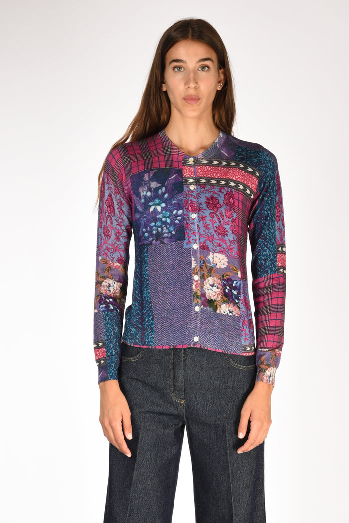 In Bed With You Maglia Stampata Fucsia/viola Donna - 2