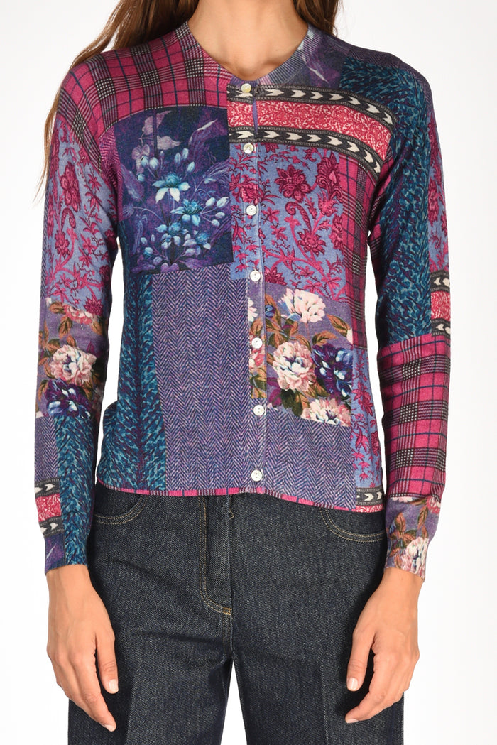 In Bed With You Maglia Stampata Fucsia/viola Donna - 3