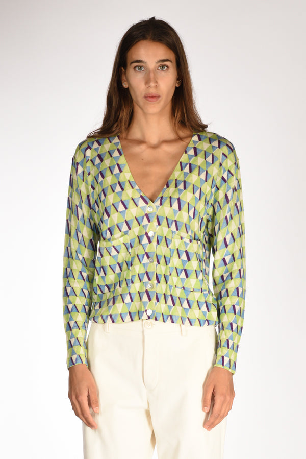 In Bed With You Maglia Stampata Verde/azzurro Donna-2