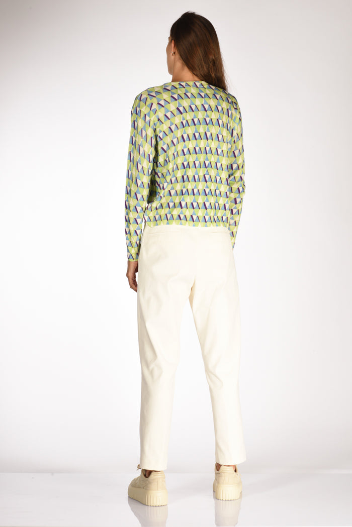 In Bed With You Maglia Stampata Verde/azzurro Donna - 5