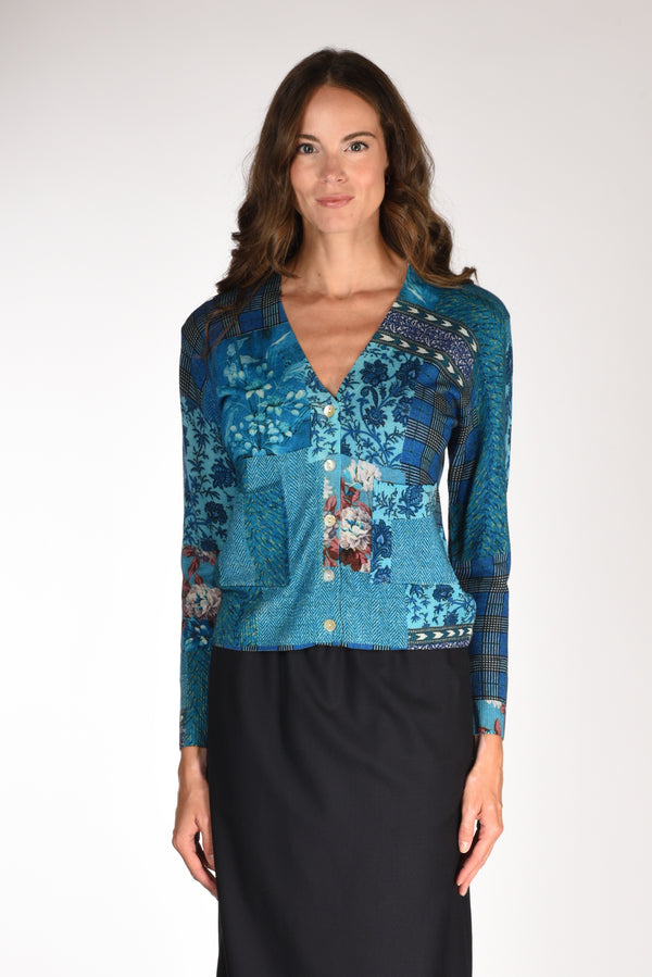 In Bed With You Maglia Stampata Azzurro/blu Donna-2