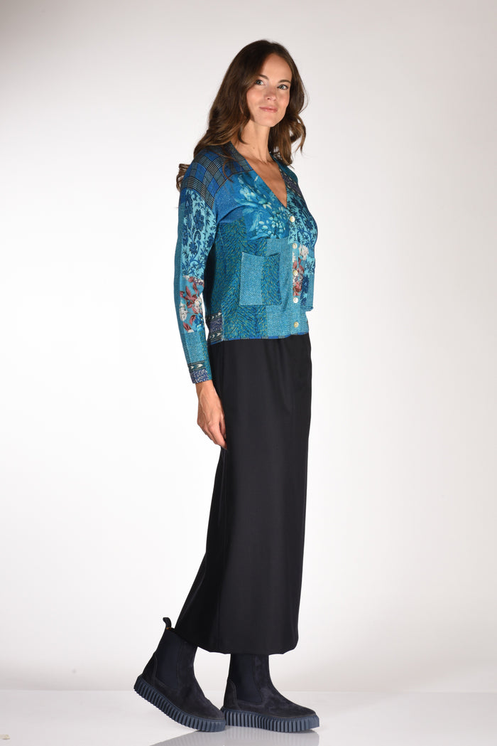 In Bed With You Maglia Stampata Azzurro/blu Donna - 4