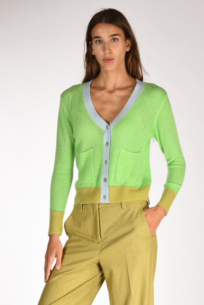 In Bed With You Maglia Stampata Verde Donna - 1