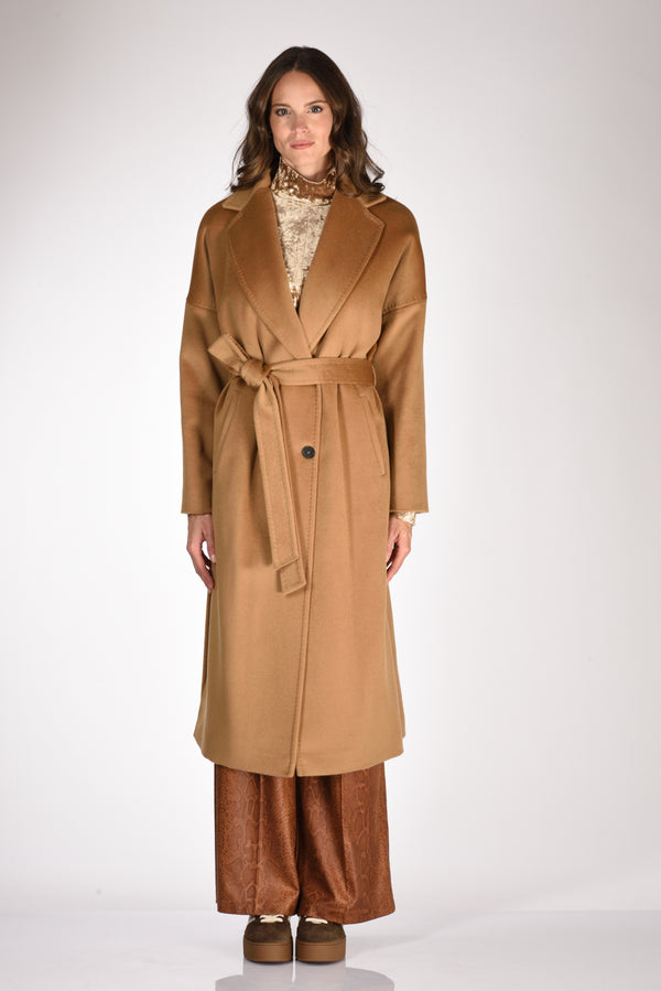 Mouche Cappotto Beige Donna-2