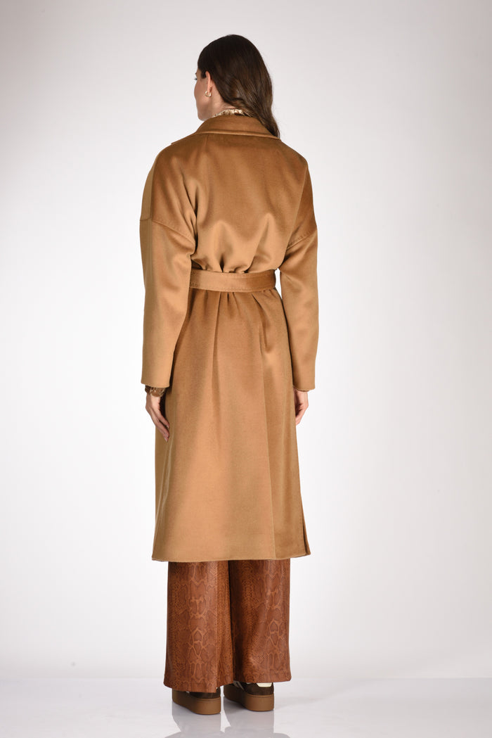Mouche Cappotto Beige Donna - 5