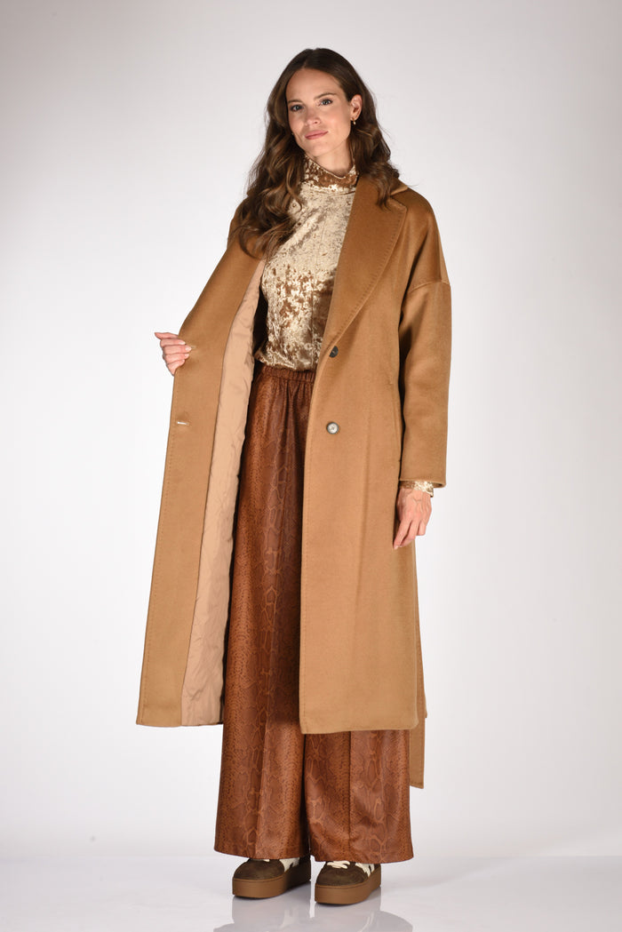 Mouche Cappotto Beige Donna - 6